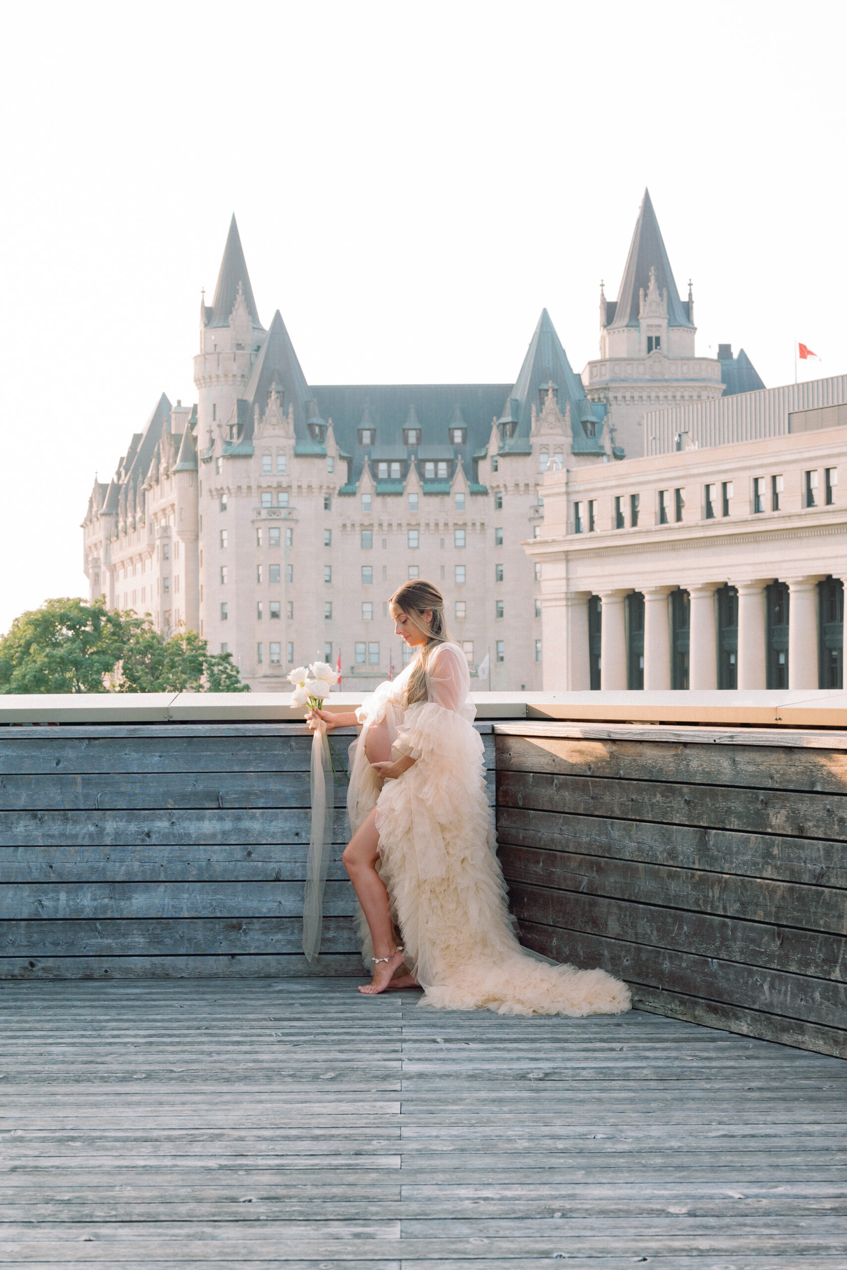 Ottawa NAC rooftop maternity session, luxury maternity