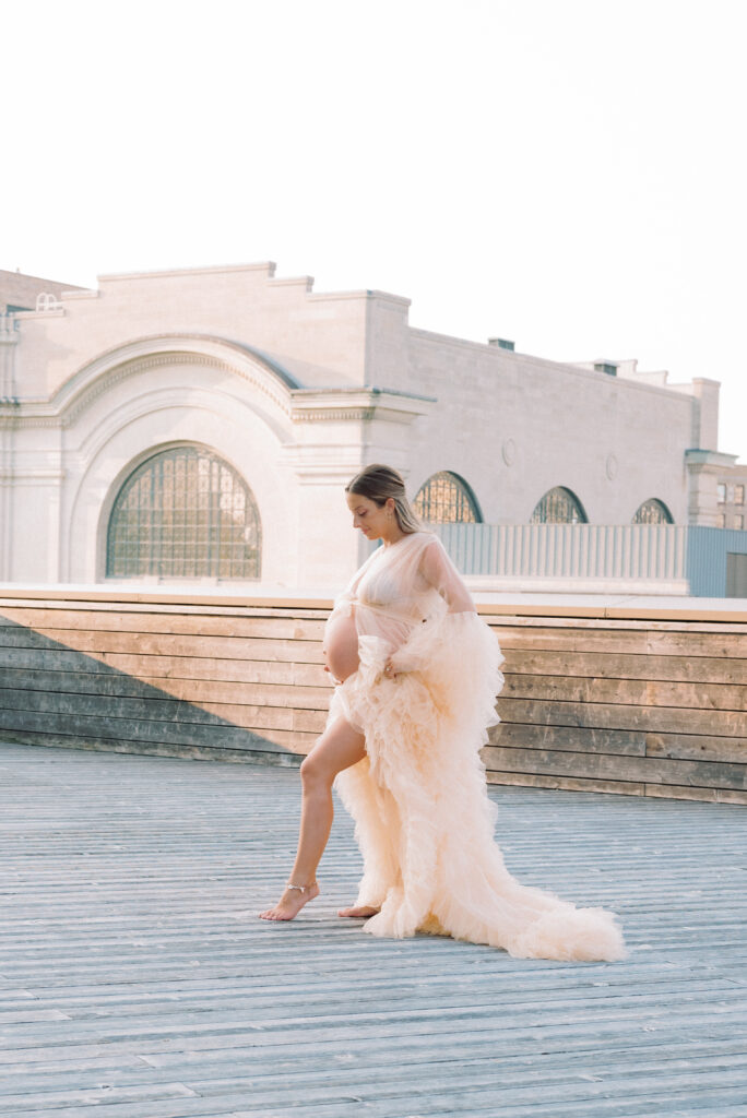 National Arts Centre Ottawa maternity photoshoot