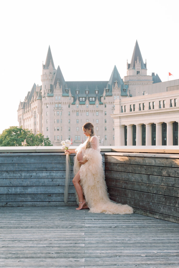 National Arts Centre Ottawa maternity photoshoot